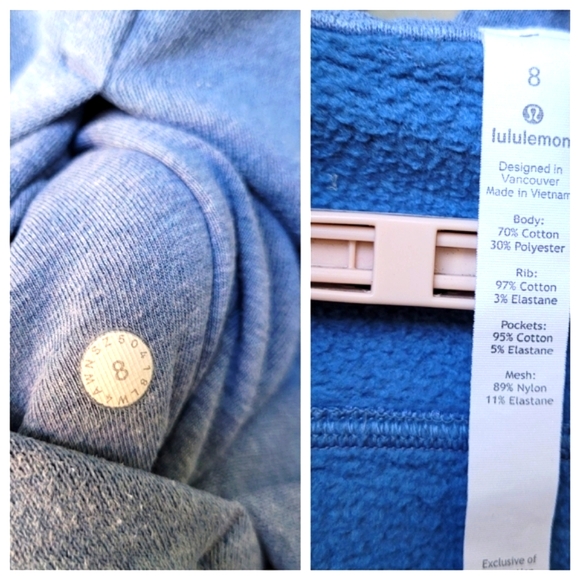 Lululemon Scuba Light Cotton Fleece Size 8 - Picture 12 of 16